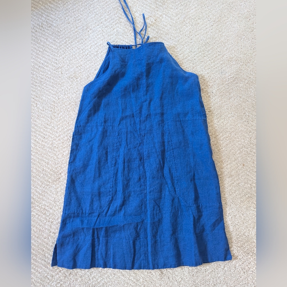 Everlane Linen Apron Dress